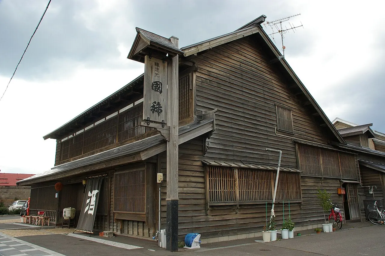 國稀酒造の建物