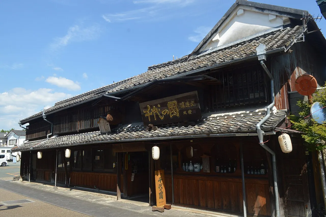 山鹿・千代の園酒造の建物