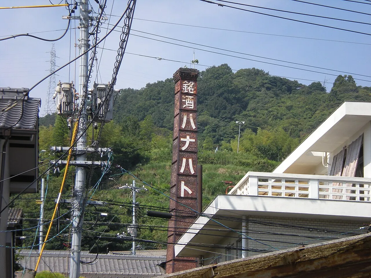 榎酒造の煙突