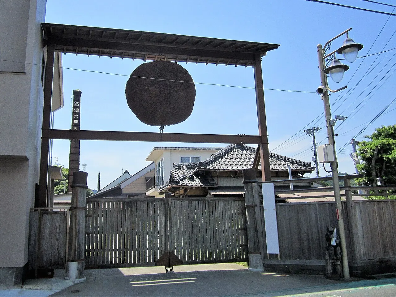木戸泉酒造の入口