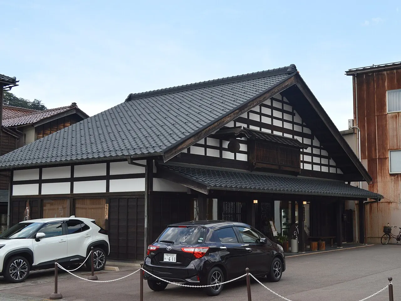 松浦酒造の建物（山中温泉本町）