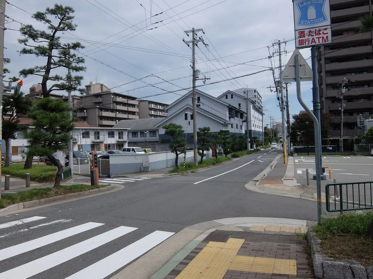 剣菱酒造・魚崎蔵のある通り